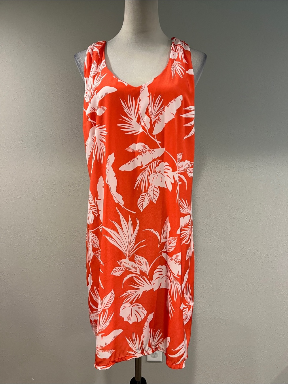 Old Navy Sleeveless Tropical Print loose fit mini Shift Dress size large